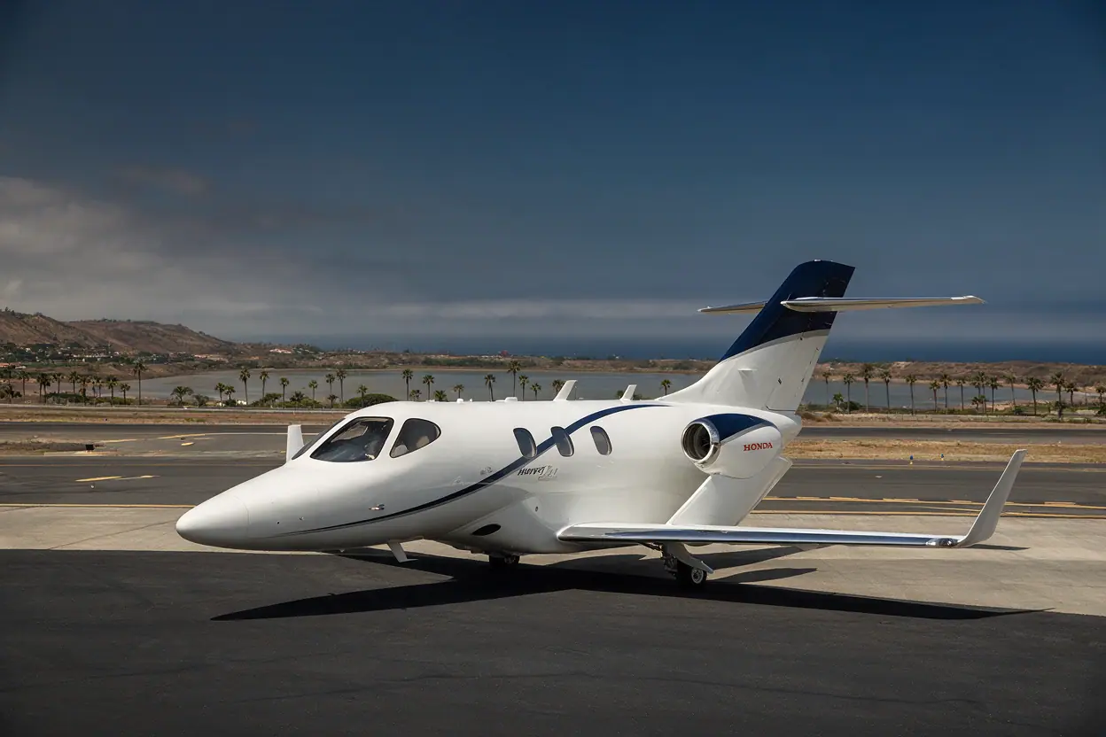 Private jet in Los Angeles
