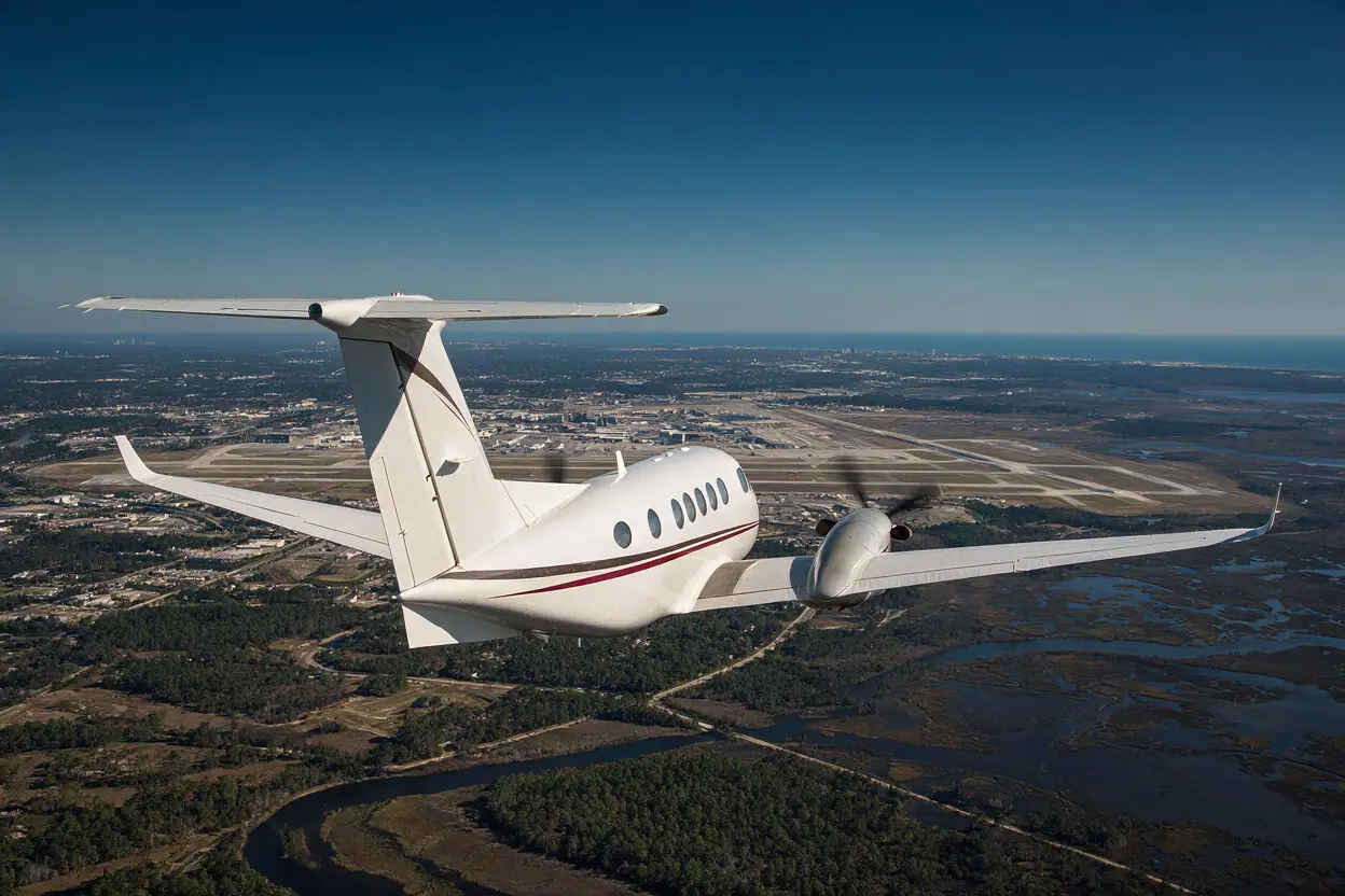 Turboprop on the ramp