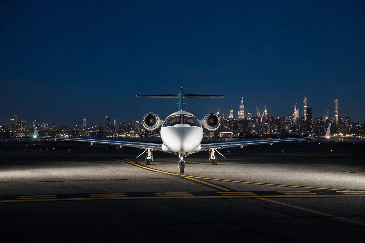 Private jet in New York